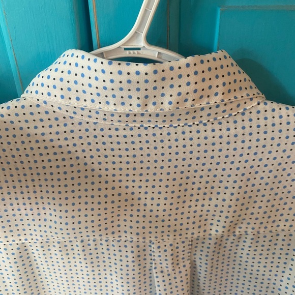 Banana Republic Button Up Collar Shirt - pattern Polka Dot - casual or office - - Picture 6 of 11